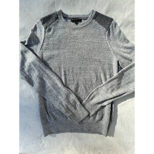 Banana Republic Mens Gray Long Sleeve Sweater Size Small Heritage Classic